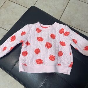 Cat & Jack Pink Strawberry Sweatshirt